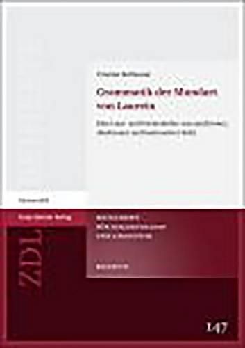 Cover image for Grammatik Der Mundart Von Laurein: Eine Laut- Und Formenlehre Aus Synchroner, Diachroner Und Kontrastiver Sicht