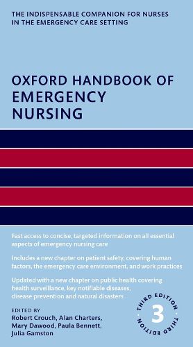 Cover image for Oxford Handbook of Emergency Nursing 3e
