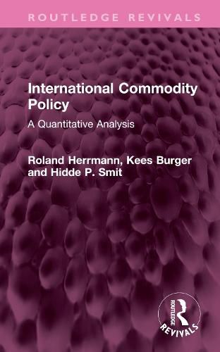 Cover image for International Commodity Policy