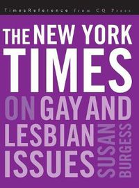 Cover image for The New York Times on Gay and Lesbian Issues