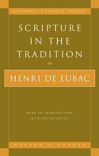 Cover image for Scripture in the Tradition