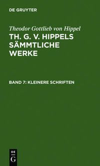 Cover image for Kleinere Schriften