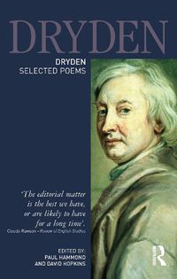 Cover image for Dryden:Selected Poems