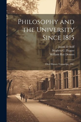 Philosophy and the University Since 1815