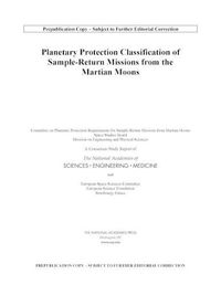 Cover image for Planetary Protection Classification of Sample Return Missions from the Martian Moons