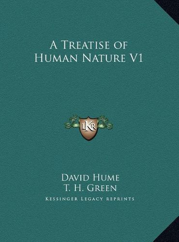 Cover image for A Treatise of Human Nature V1