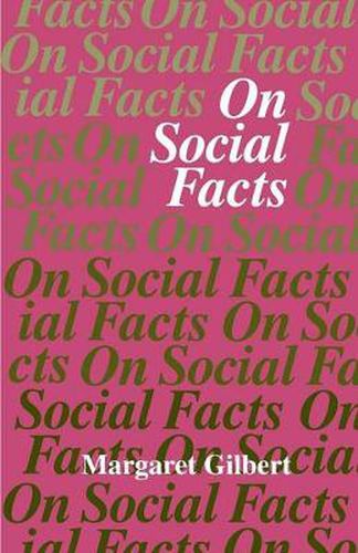 Cover image for On Social Facts