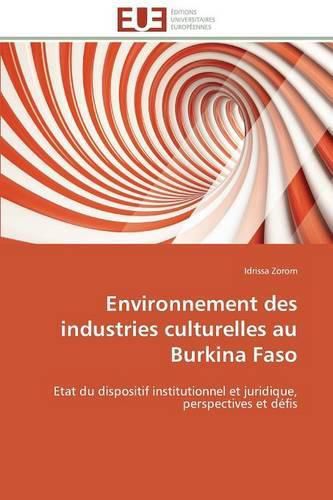 Cover image for Environnement des industries culturelles au burkina faso