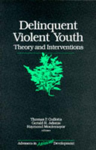 Cover image for Delinquent Violent Youth: Theory and Interventions