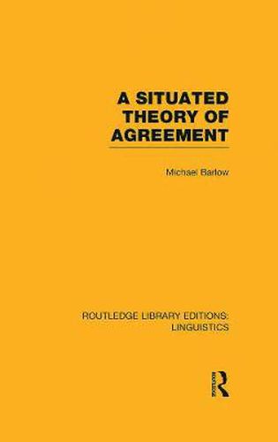 Cover image for A Situated Theory of Agreement