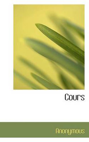 Cover image for Cours