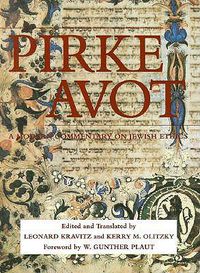 Cover image for Pirke Avot: A Modern Commentary on Jewish Ethics