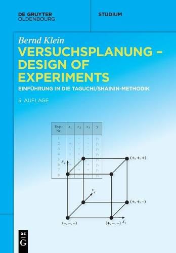 Cover image for Versuchsplanung - Design of Experiments: Einfuhrung in Die Taguchi Und Shainin - Methodik