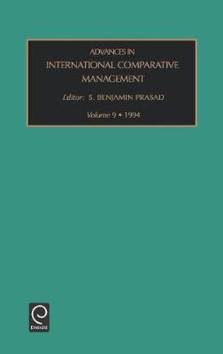 Cover image for Advances in International Comparative Management