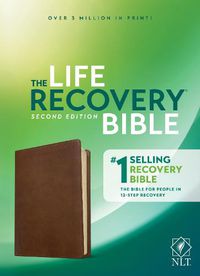 Cover image for NLT Life Recovery Bible, Second Edition, Rustic Brown