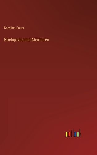 Cover image for Nachgelassene Memoiren
