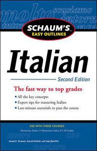 Cover image for Schaum's Easy Outline of Italian, Second Edition