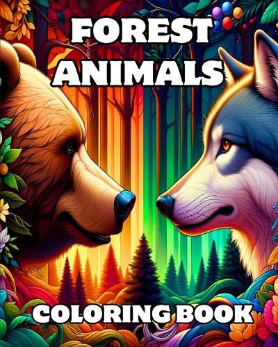 Cover image for Forest Animals Coloring Book