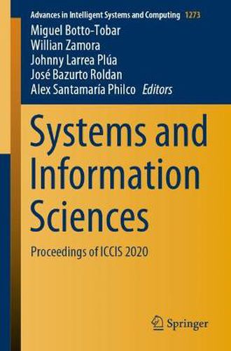 Cover image for Systems and Information Sciences: Proceedings of ICCIS 2020