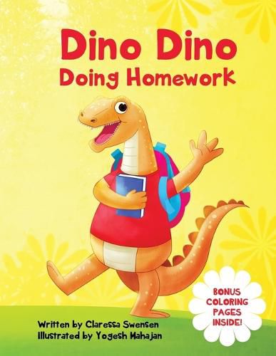 Cover image for Dino Dino Doing Homework