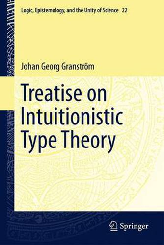 Cover image for Treatise on Intuitionistic Type Theory