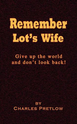 Cover image for Remember Lot's Wife