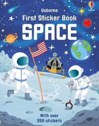Cover image for First Sticker Book Space