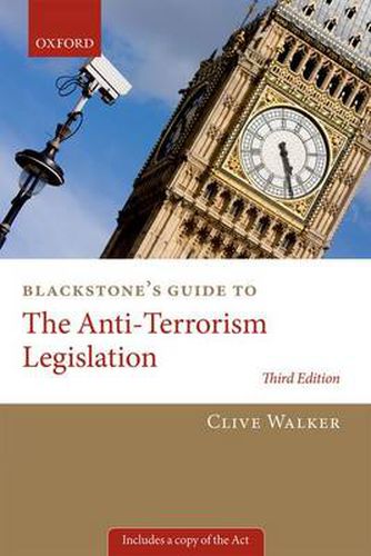 Cover image for Blackstone's Guide to the Anti-Terrorism Legislation