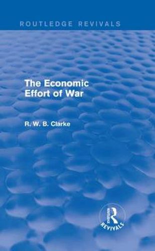 Cover image for The Economic Effort of War