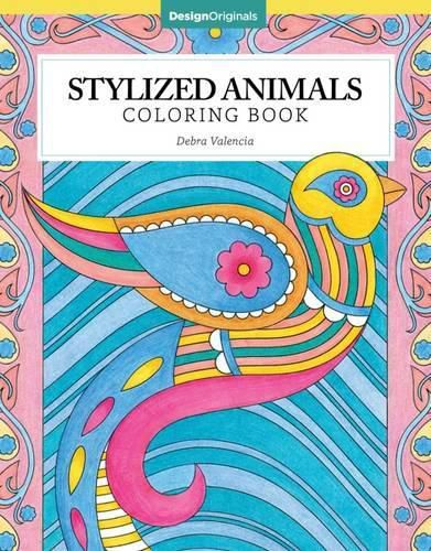 Cover image for Stylized Animals Coloring Book