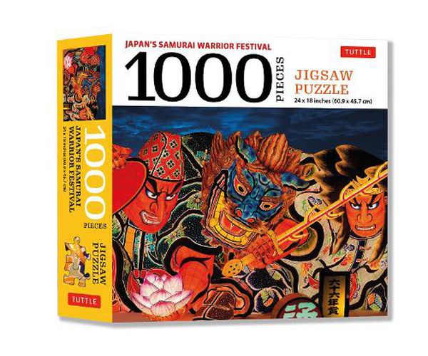 Cover image for Japan's Samurai Warrior Festival - 1000 Piece Jigsaw Puzzle: The Nebuta Festival: Finished Size 24 x 18 inches (61 x 46 cm)