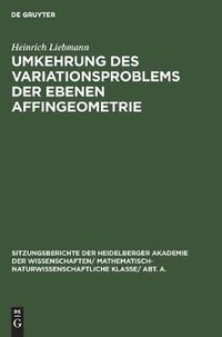 Cover image for Umkehrung Des Variationsproblems Der Ebenen Affingeometrie