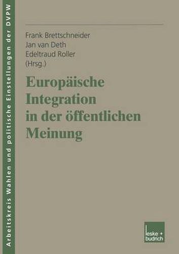 Cover image for Europaische Integration in der oeffentlichen Meinung