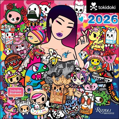 Cover image for tokidoki 2026 Wall Calendar (Includes Stickers)