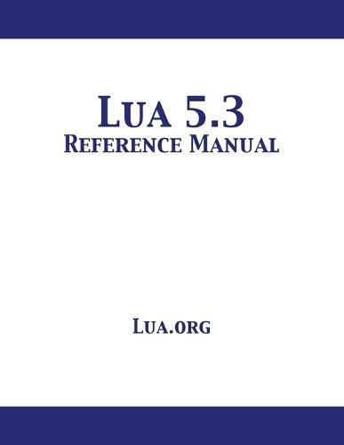 Cover image for Lua 5.3 Reference Manual
