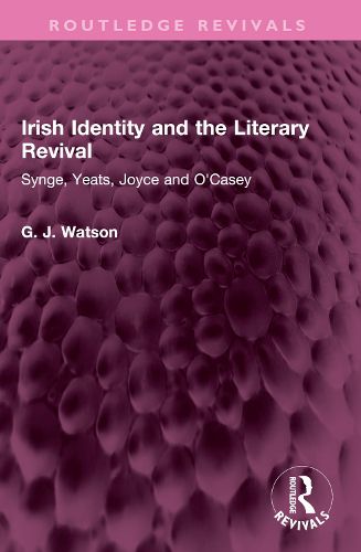 Cover image for Irish Identity and the Literary Revival