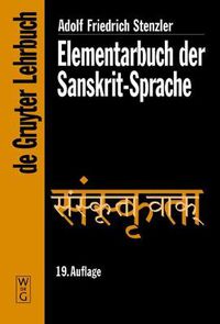 Cover image for Elementarbuch der Sanskrit-Sprache