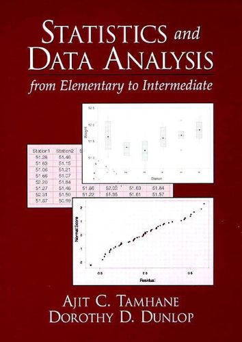 Cover image for Statistics and Data Analysis: From Elementary to Intermediate