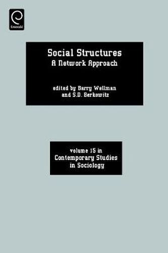 Cover image for Social Structures: A Network Approach