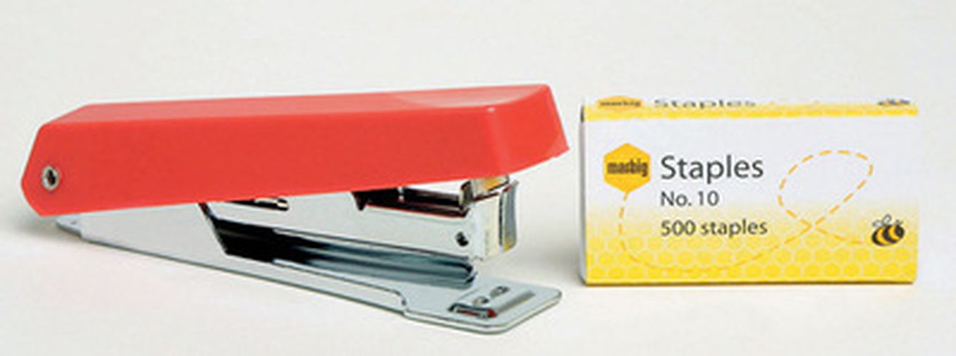 Cover image for Marbig Stapler No.10 Compact with 500 Staples (975426)