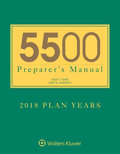 Cover image for 5500 Preparer's Manual for 2018 Plan Years