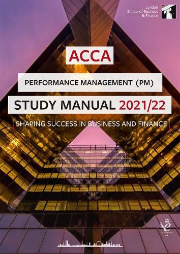 Cover image for ACCA Performance Management Study Manual 2021-22