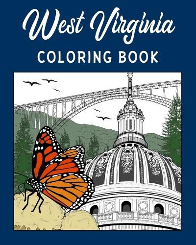 Cover image for West Virginia Coloring Book