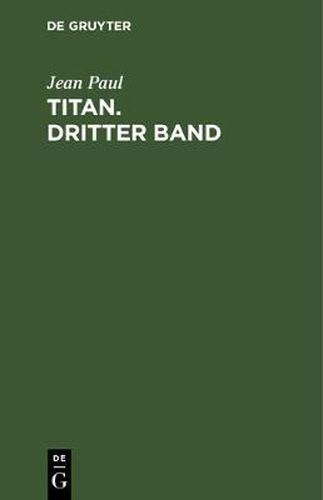 Cover image for Titan. Dritter Band