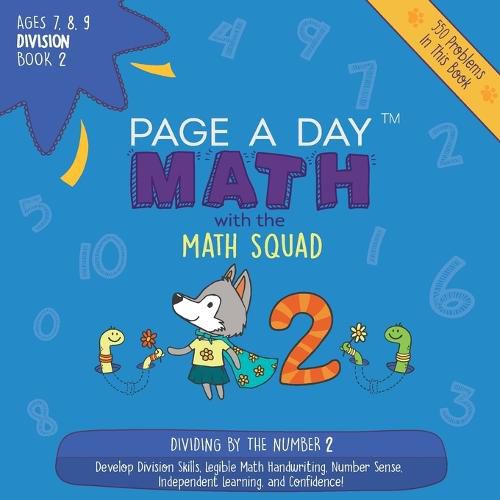 Cover image for Page A Day Math Division Book 2: Dividing by 2