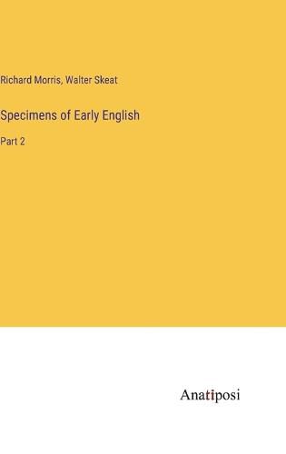 Cover image for Specimens of Early English