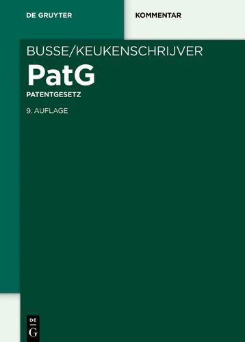 Cover image for Patentgesetz