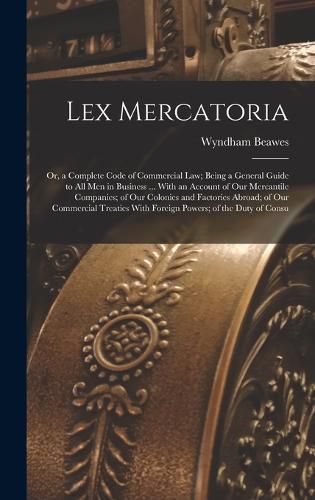 Cover image for Lex Mercatoria