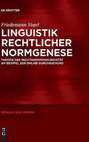 Cover image for Linguistik rechtlicher Normgenese