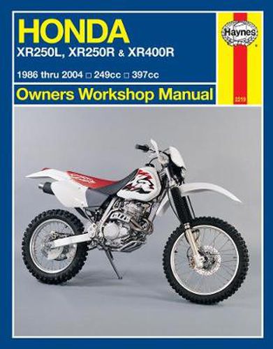 Cover image for Honda XR250L, XR250R & XR400R (86 - 04)